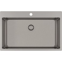 Chiuvetă de bucătărie Aquasanita Helika Terra100MT Graphite imaginea #1 — magazin online Desire.md