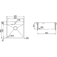 Chiuvetă de bucătărie Aquasanita Helika Terra100NC Copper imaginea #2 — magazin online Desire.md