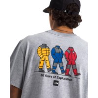 Tricou bărbătesc The North Face Celebration Relaxed Pale Grey Heather, s.M imaginea #4 — magazin online Desire.md