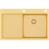 Chiuvetă de bucătărie Aquasanita Helika Terra101NRG Gold imaginea #1 — magazin online Desire.md