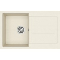 Chiuvetă de bucătărie Aquasanita Helika Tesa SQT101 Blanched almond imaginea #1 — magazin online Desire.md