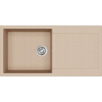 Chiuvetă de bucătărie Aquasanita Helika Tesa SQT103 Beige imaginea #1 — magazin online Desire.md