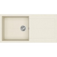 Chiuvetă de bucătărie Aquasanita Helika Tesa SQT103 Blanched almond imaginea #1 — magazin online Desire.md