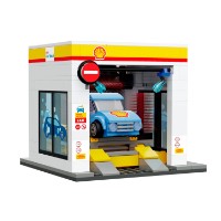 Set de construcție CaDa Shell Car Wash (C66030W) imaginea #3 — magazin online Desire.md