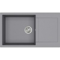 Chiuvetă de bucătărie Aquasanita Helika Tesa SQT104 Alumetallic imaginea #1 — magazin online Desire.md