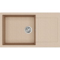 Chiuvetă de bucătărie Aquasanita Helika Tesa SQT104 Beige