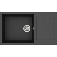 Chiuvetă de bucătărie Aquasanita Helika Tesa SQT104 Black imaginea #1 — magazin online Desire.md