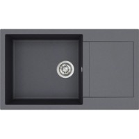 Chiuvetă de bucătărie Aquasanita Helika Tesa SQT104 Graphite imaginea #1 — magazin online Desire.md