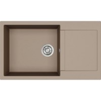 Chiuvetă de bucătărie Aquasanita Helika Tesa SQT104 Mocha imaginea #1 — magazin online Desire.md