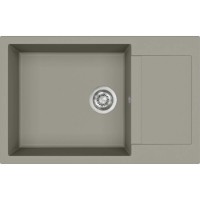 Chiuvetă de bucătărie Aquasanita Helika Tesa SQT105 Argent