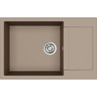 Chiuvetă de bucătărie Aquasanita Helika Tesa SQT105 Mocha