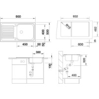 Chiuvetă de bucătărie Blanco Tipo XL 6S (514243) imaginea #2 — magazin online Desire.md