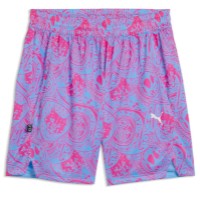 Pantaloni scurți pentru bărbați Puma Flagrant Foul AO6 Vibrant Blue AOP, s.XL