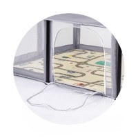 Pătuț pliabil Chipolino Easy 180x180cm Grey (KOIEA0251GY) imaginea #3 — magazin online Desire.md