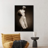 Pictură ArtShop Woman with Flowers 50x75cm (PNU257-M-L)