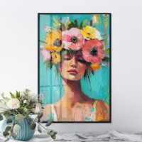 Картина ArtShop Girl With A Flower Crown 50x75cm (PGL565-M)