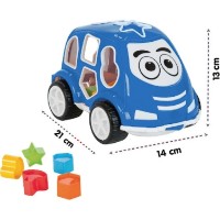 Sortator Pilsan Smart Shape Sorter Car Blue (03187) imaginea #3 — magazin online Desire.md