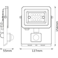 Прожектор Osram 10W LED 6500K (4099854665738) фото №2 — интернет-магазин Desire.md