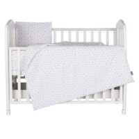 Lenjerie de pat pentru copii Chipolino Stars Grey (SPCET502602) imaginea #3 — magazin online Desire.md