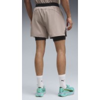 Pantaloni scurți pentru bărbați Puma x Hyrox Pwrmode 2in1 Mouse Gray, s.M imaginea #4 — magazin online Desire.md
