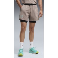 Pantaloni scurți pentru bărbați Puma x Hyrox Pwrmode 2in1 Mouse Gray, s.XL imaginea #3 — magazin online Desire.md