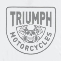 Мужская футболка Triumph Piston Rich White (MTSS25105-XL) фото №2 — интернет-магазин Desire.md