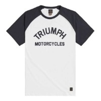 Tricou bărbătesc Triumph Saltern White/Black (MTSS2310-L)