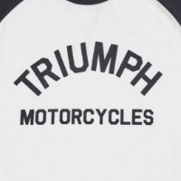 Tricou bărbătesc Triumph Saltern White/Black (MTSS2310-L) imaginea #2 — magazin online Desire.md
