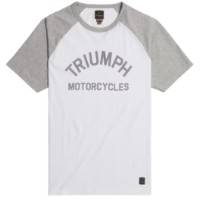 Tricou bărbătesc Triumph Saltern White/Gray Marl (MTSS24112-M) imaginea #1 — magazin online Desire.md