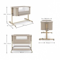 Leagăn Kinderkraft Nestee Grow 2 Beige Wood (KLNEEGR2BEG0000) imaginea #10 — magazin online Desire.md
