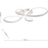 Потолочный светильник Flitz Leuchten Loop WH FL6017-C фото №3 — интернет-магазин Desire.md