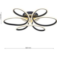 Plafonieră Flitz Leuchten Loop WH FL6018-C imaginea #3 — magazin online Desire.md