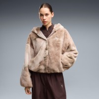 Geacă pentru dame Puma Street Glam Highloft Fleece Mouse Gray, s.M imaginea #3 — magazin online Desire.md
