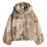 Geacă pentru dame Puma Street Glam Highloft Fleece Mouse Gray, s.S imaginea #1 — magazin online Desire.md