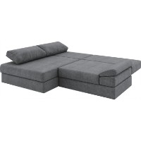 Canapea de colț Sofyno Atlas Silk Rosa 14 Gray (022178) imaginea #2 — magazin online Desire.md