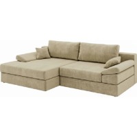 Canapea de colț Sofyno Atlas Silk Rosa 18 Cream (022176)