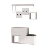 Antreu Hanah Home Holdon White imaginea #3 — magazin online Desire.md