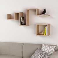 Комплект навесных полок Hanah Home Follow Oak
