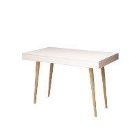 Masa de birou Hanah Home Veronika White imaginea #3 — magazin online Desire.md