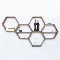 Комплект навесных полок Hanah Home Hex003 фото №2 — интернет-магазин Desire.md