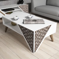 Măsuţă cafea Hanah Home Beril White imaginea #1 — magazin online Desire.md