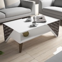 Măsuţă cafea Hanah Home Beril White imaginea #3 — magazin online Desire.md