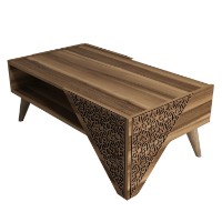 Măsuţă cafea Hanah Home Beril Walnut imaginea #4 — magazin online Desire.md