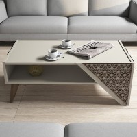 Măsuţă cafea Hanah Home Beril Cream imaginea #2 — magazin online Desire.md