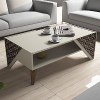 Măsuţă cafea Hanah Home Beril Cream imaginea #3 — magazin online Desire.md