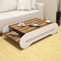 Măsuţă cafea Hanah Home Cool Walnut White imaginea #1 — magazin online Desire.md