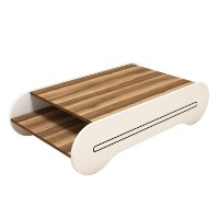 Măsuţă cafea Hanah Home Cool Walnut White imaginea #3 — magazin online Desire.md