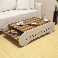 Măsuţă cafea Hanah Home Cool Walnut Cream imaginea #1 — magazin online Desire.md