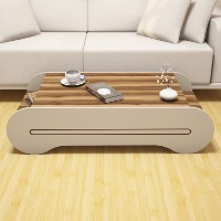 Măsuţă cafea Hanah Home Cool Walnut Cream imaginea #2 — magazin online Desire.md
