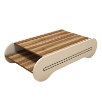 Măsuţă cafea Hanah Home Cool Walnut Cream imaginea #3 — magazin online Desire.md
